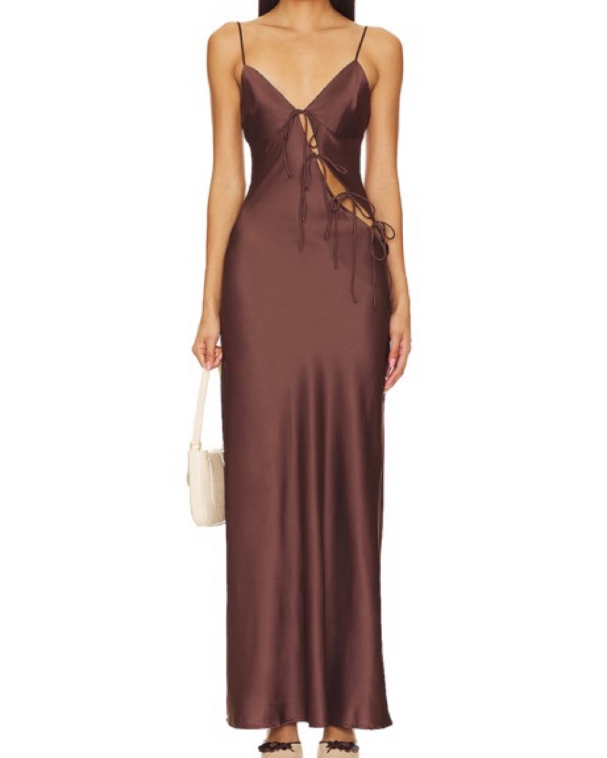 revolve brown wedding guest dress Revolve Wedding Guest Dresses and Vacation Outfits