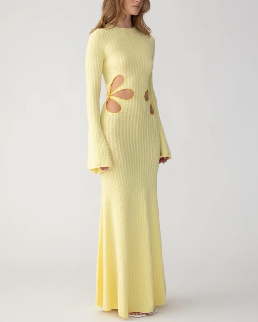 casual knit maxi dresses Brunch On The Boardwalk Knit Maxi Dress S / Black main image 1