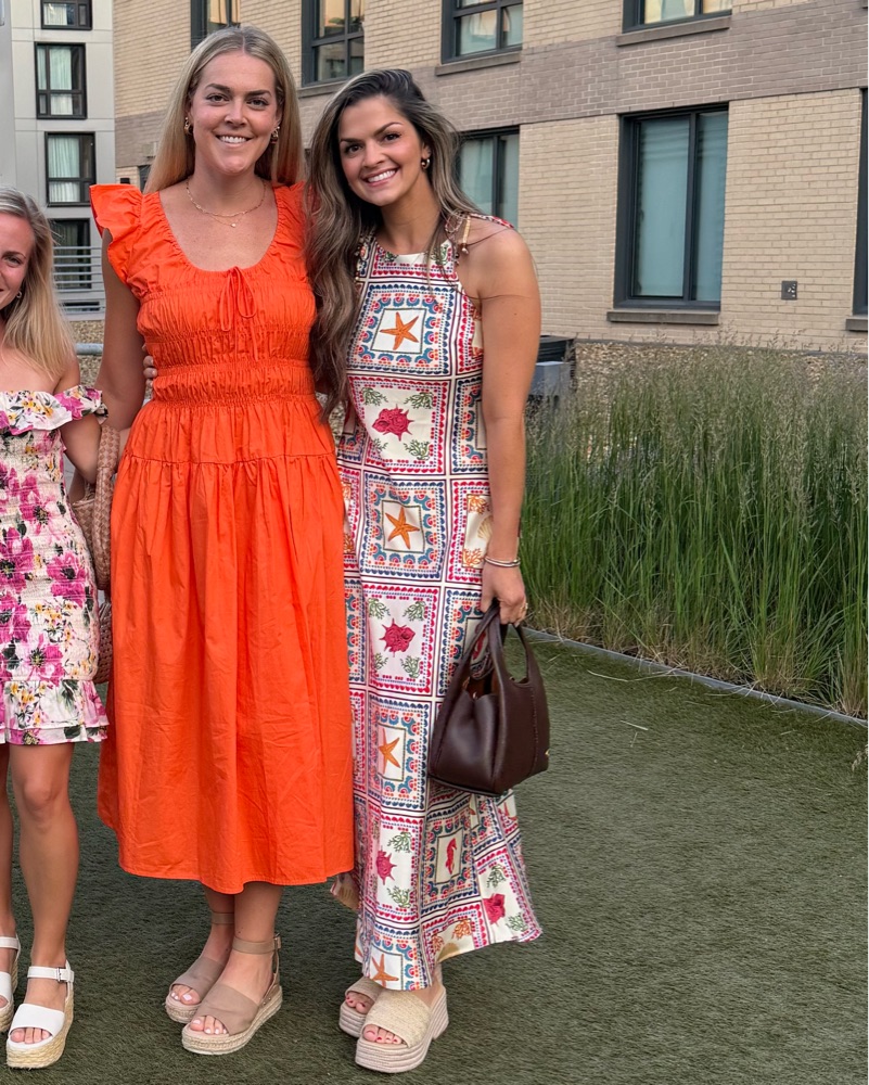 Anthropologie Tie-Neck Column Midi Dress by Anthropologie - Pickle