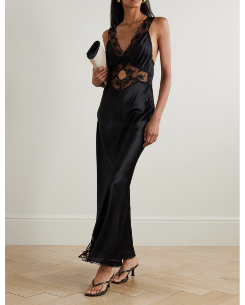 sir the label black lace dress SIR Black lace sir the label dress