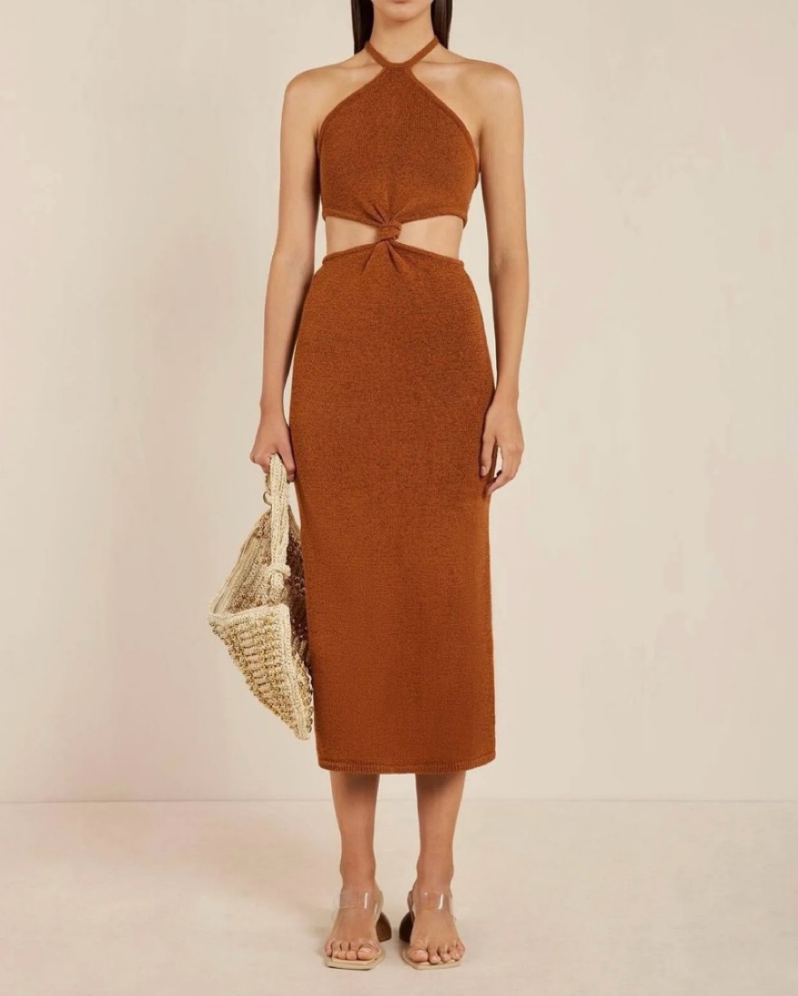 ワンピース CULT GAIA Woman Dress Brown KD3588YO2777 908 29487458_59088169_600.jpg