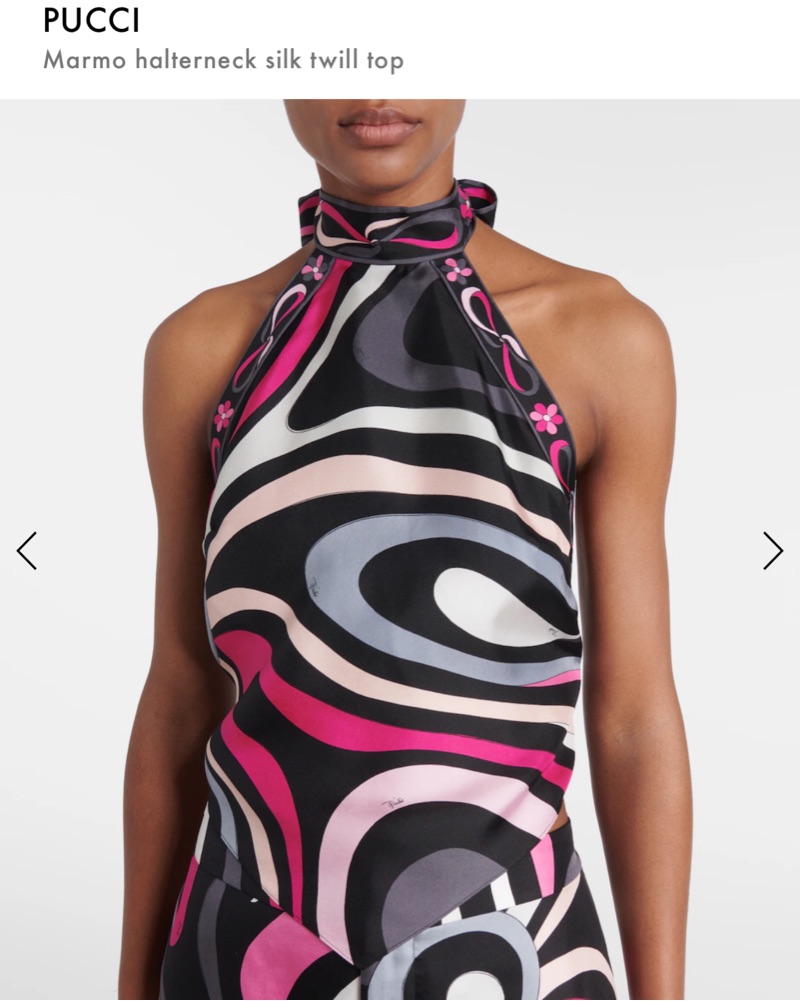 PUCCI Halter Top | Pickle