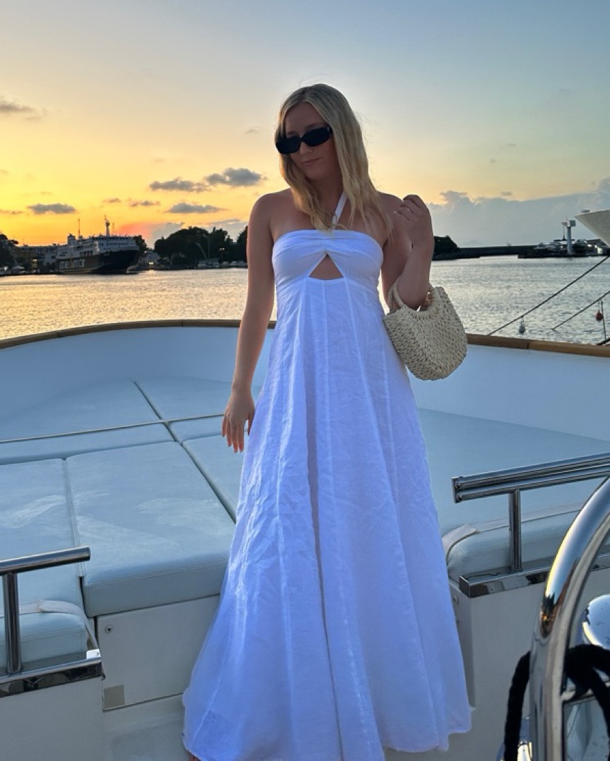 DISSH White Maxi Dress by Dissh - Pickle
