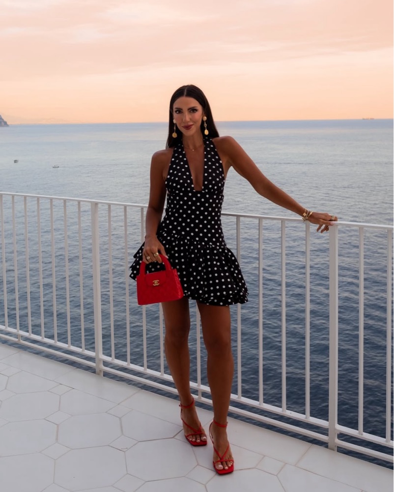 polka dot halter dress zara NWT Zara Women's Polka Dot Midi Halter Dress