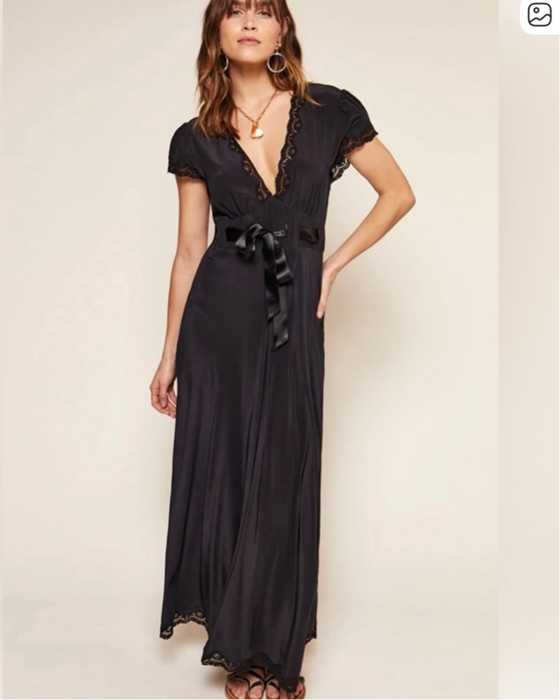 Rixo x Ciao Lucia Marlice Dress Black by Rixo | Pickle