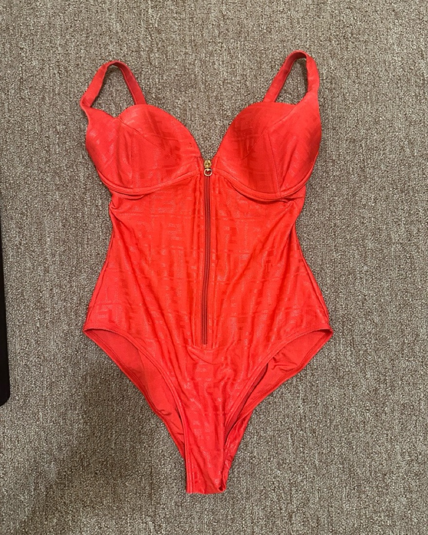 SKIMS X FENDI Bodysuit (red) by Fendi | Pickle