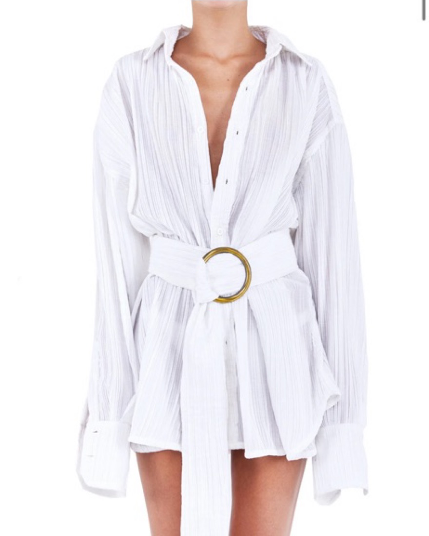 bamba swim shirt dress Bamba Titan Shirt Dress by Bamba Swim