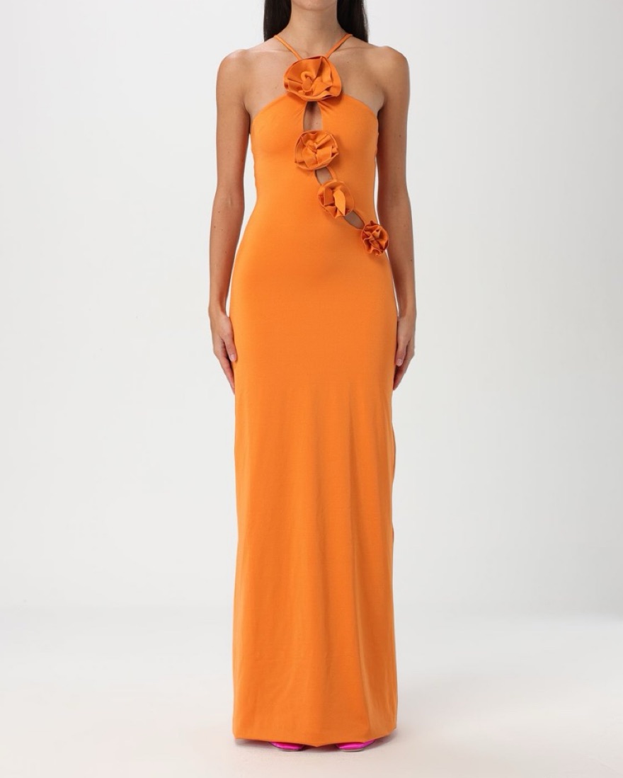 all about may orange dress Bec & Bridge