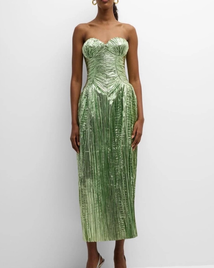 $1000 Cult Gaia Ashika Gown by Cult Gaia - Pickle