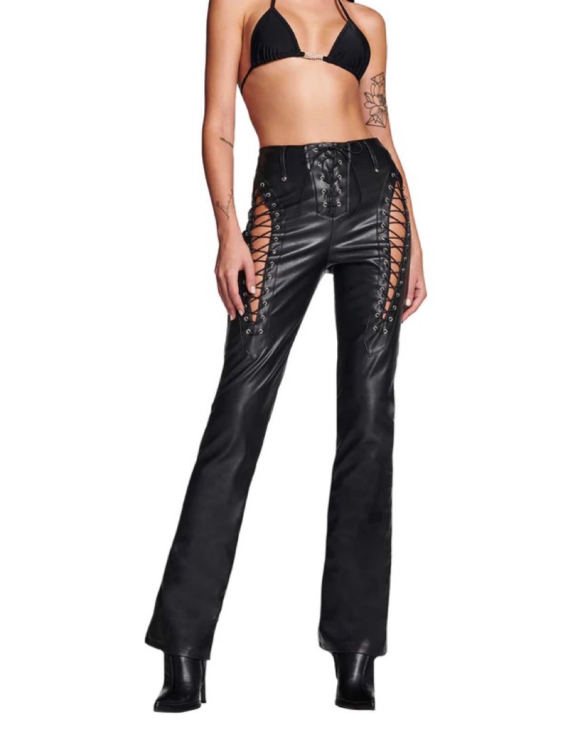 IAMGIA ALANAPANT レザーパンツ M アイアムジア AMALTHEA PANT - BLACK | I.AM.GIA