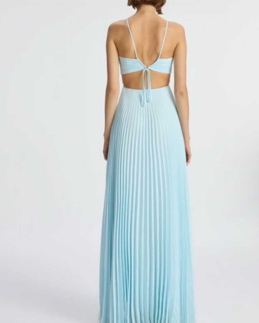 alc moira matte pleated dress A.L.C. Moira Dress