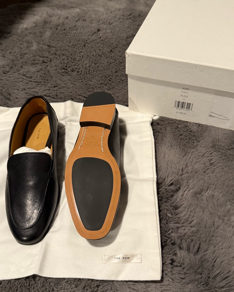 THE ROW ローファー 37 THE ROW ザ・ロウ （The Row） Soft Loafer ナッパレザー