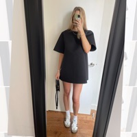 The Frankie Shop Giza Neoprene Mini Dres | Pickle